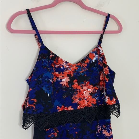 Material Girl Dallas Watercolor Dress NWT Size Medium - Picture 2 of 9